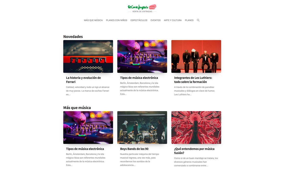 Case study El Corte Inglés